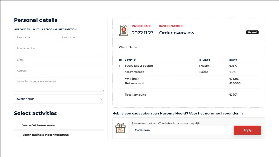 Hayema Heerd | Projects by Rocket Minds